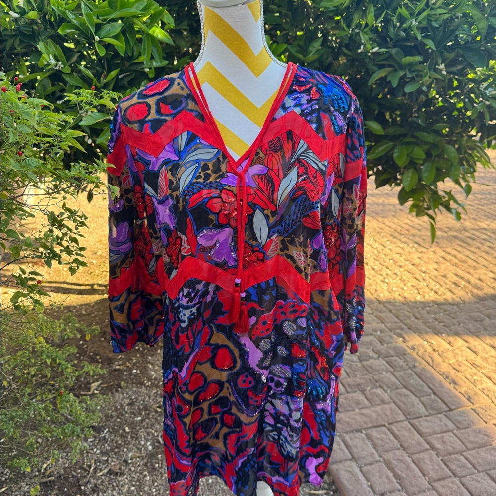Vintage Diane Freis dress - top